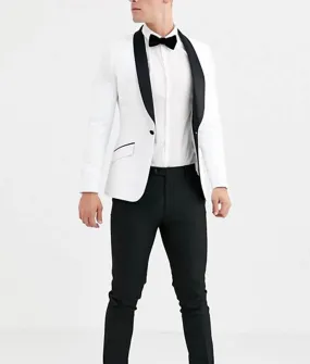 13 Reasons Why Justin Foley Tuxedo - White Tuxedo