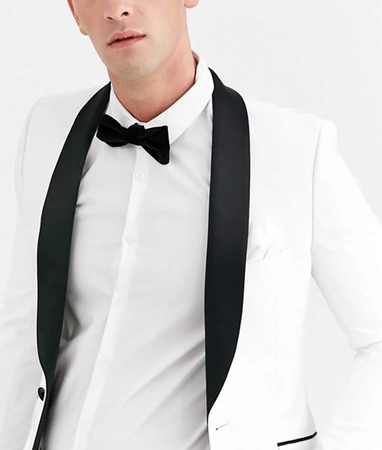 13 Reasons Why Justin Foley Tuxedo - White Tuxedo