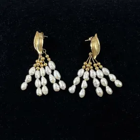 14K Gold Imperial Pearl Earrings IPS