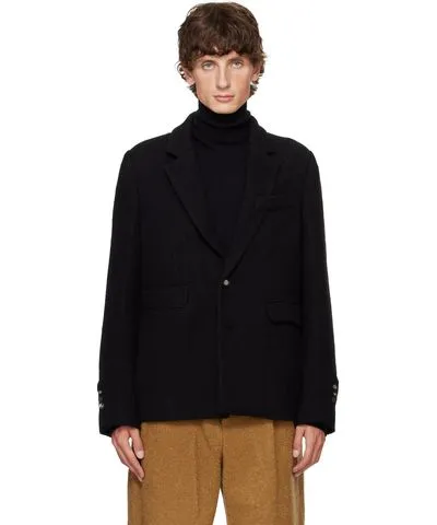 ADER error Black Tucked Blazer