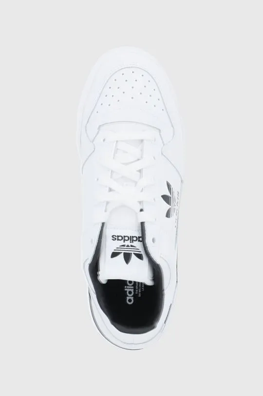 adidas Originals leather shoes Forum Bold white color