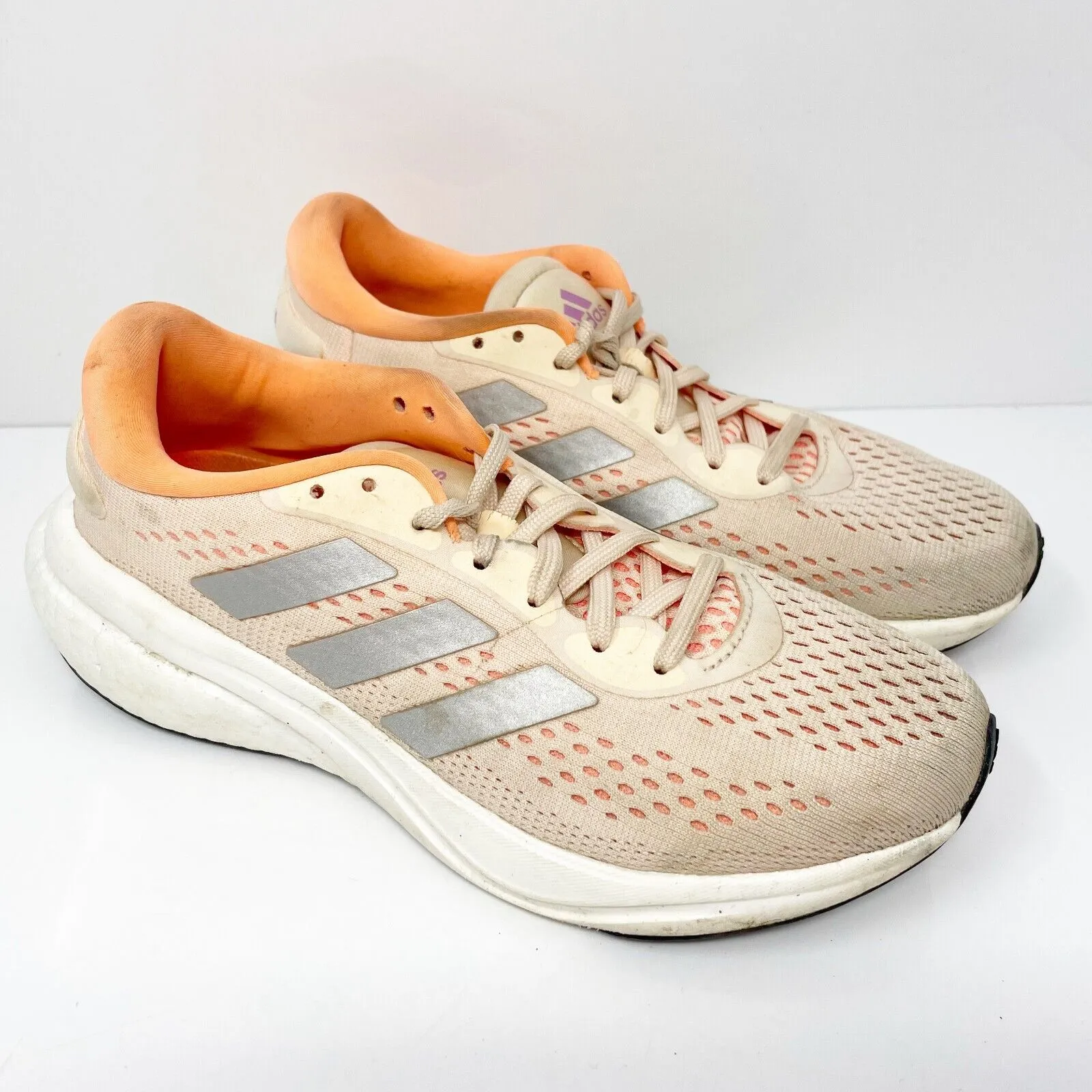 Adidas Womens Supernova 2 GY1774 Orange Running Shoes Sneakers Size 6.5