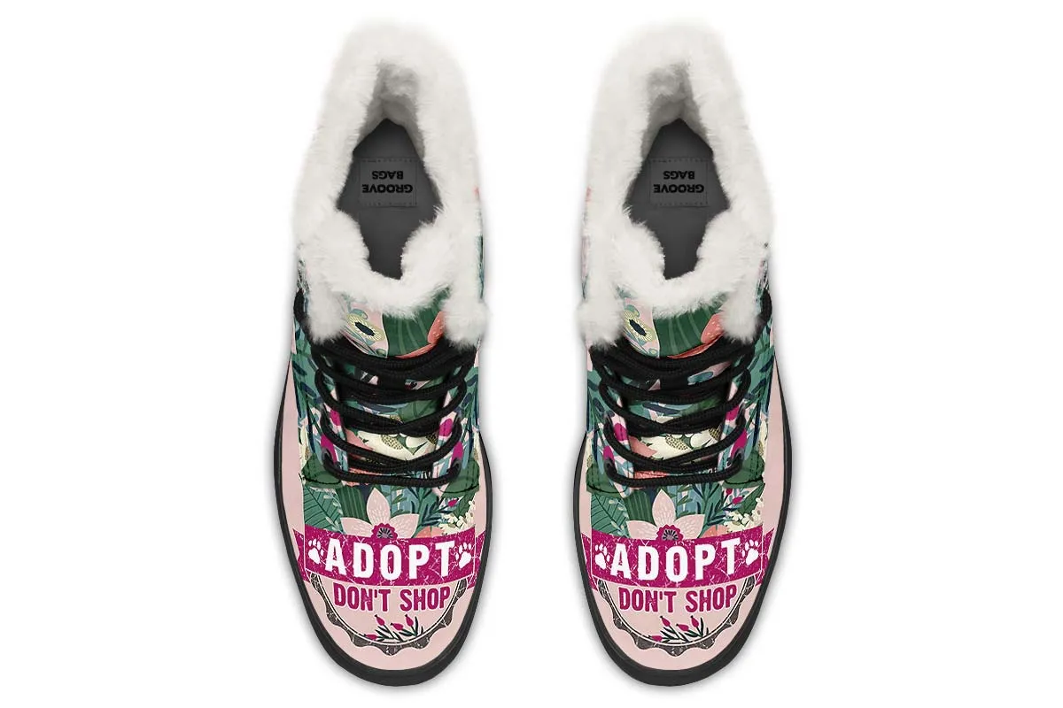 Adopt Don't Shop Winter Boots