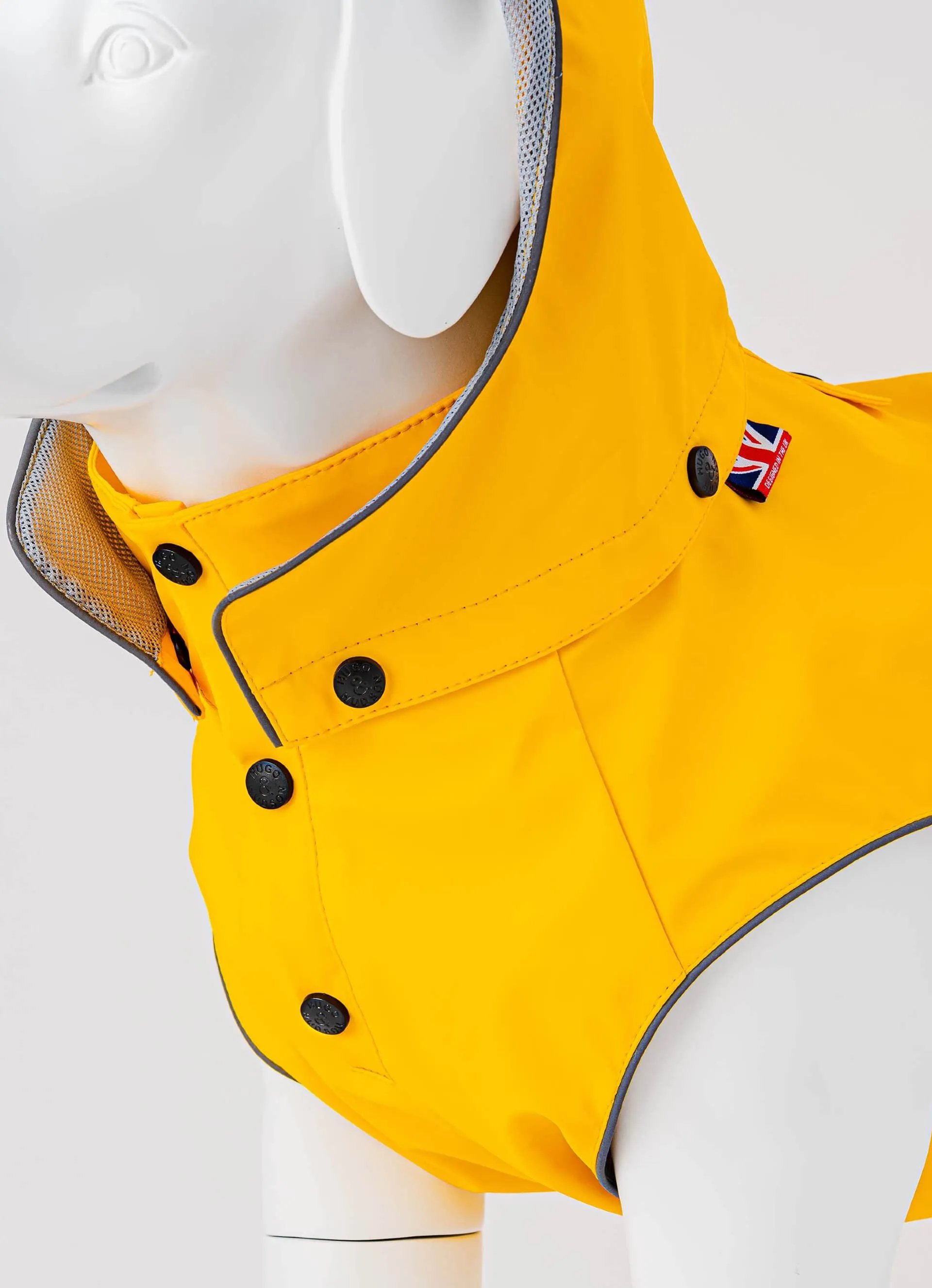 All-weather Dog Raincoat - Yellow