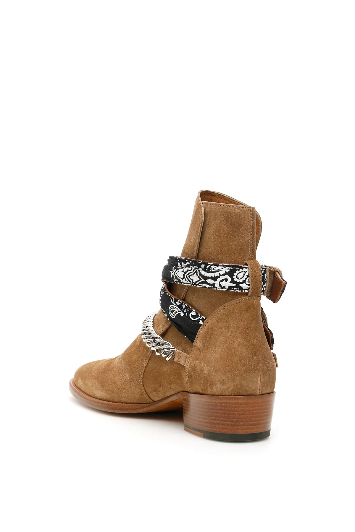 Amiri Bandana Buckle Boots