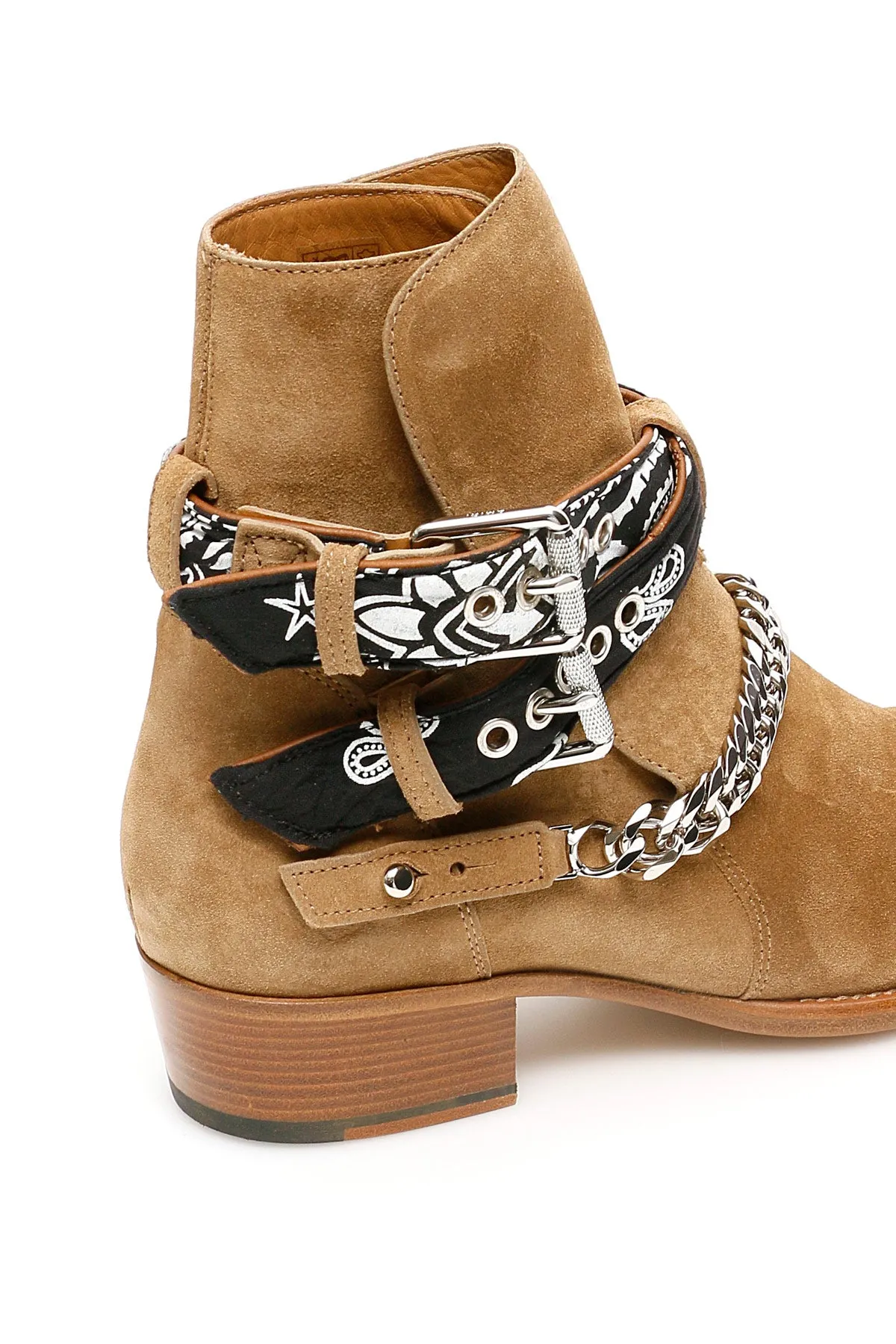 Amiri Bandana Buckle Boots