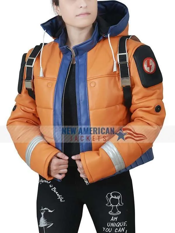 Apex Legends Wattson Hooded Jacket - New American Jackets