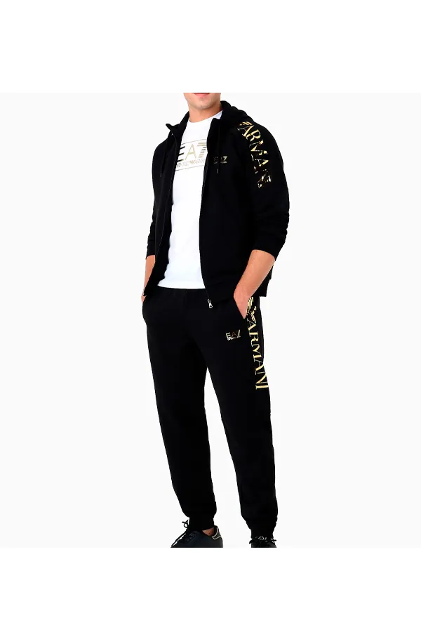 Armani EA7 Pants Tape Logo Black/Gold