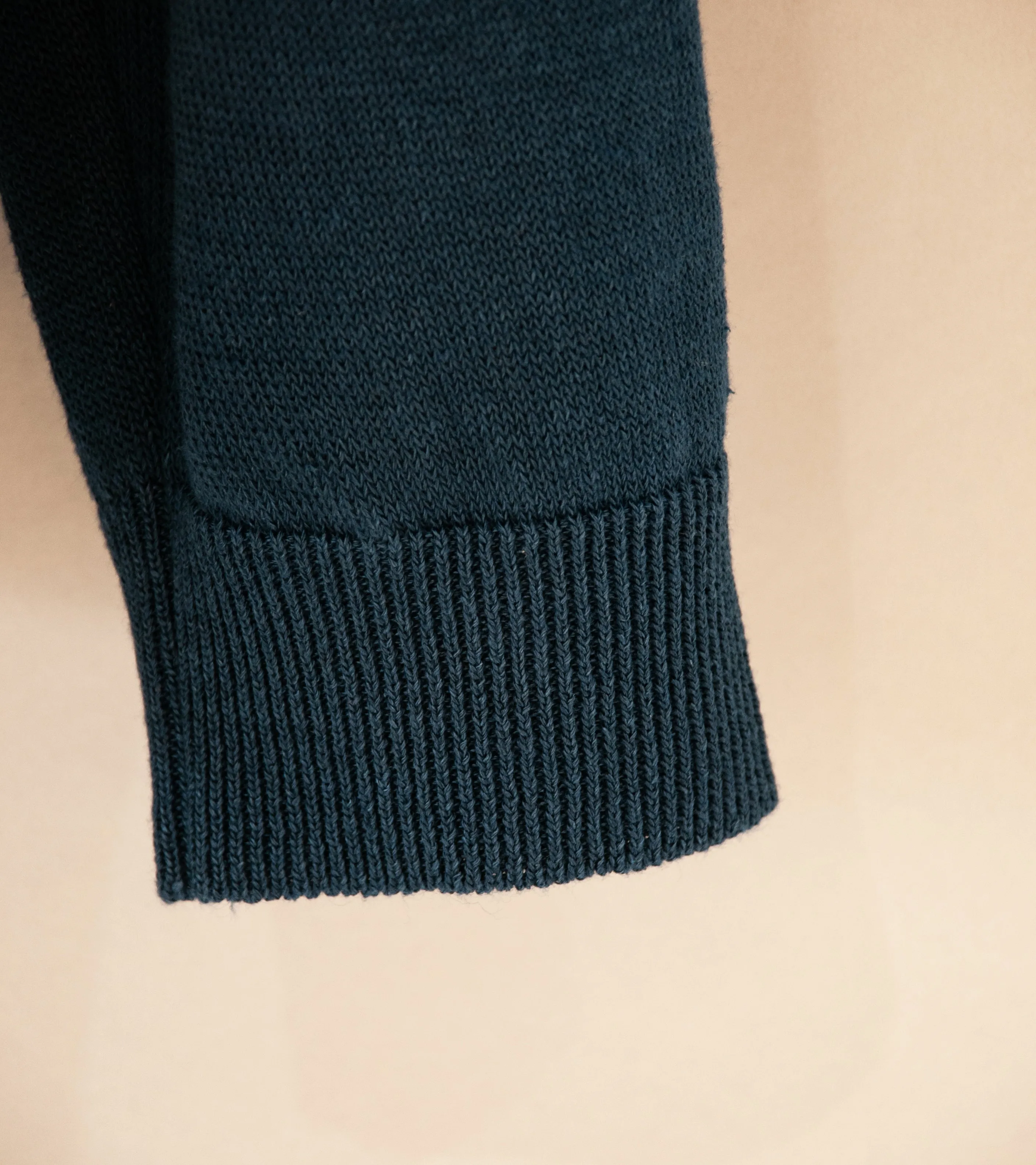 Aton 'Crewneck Sweater' (Navy Hemp Knit)