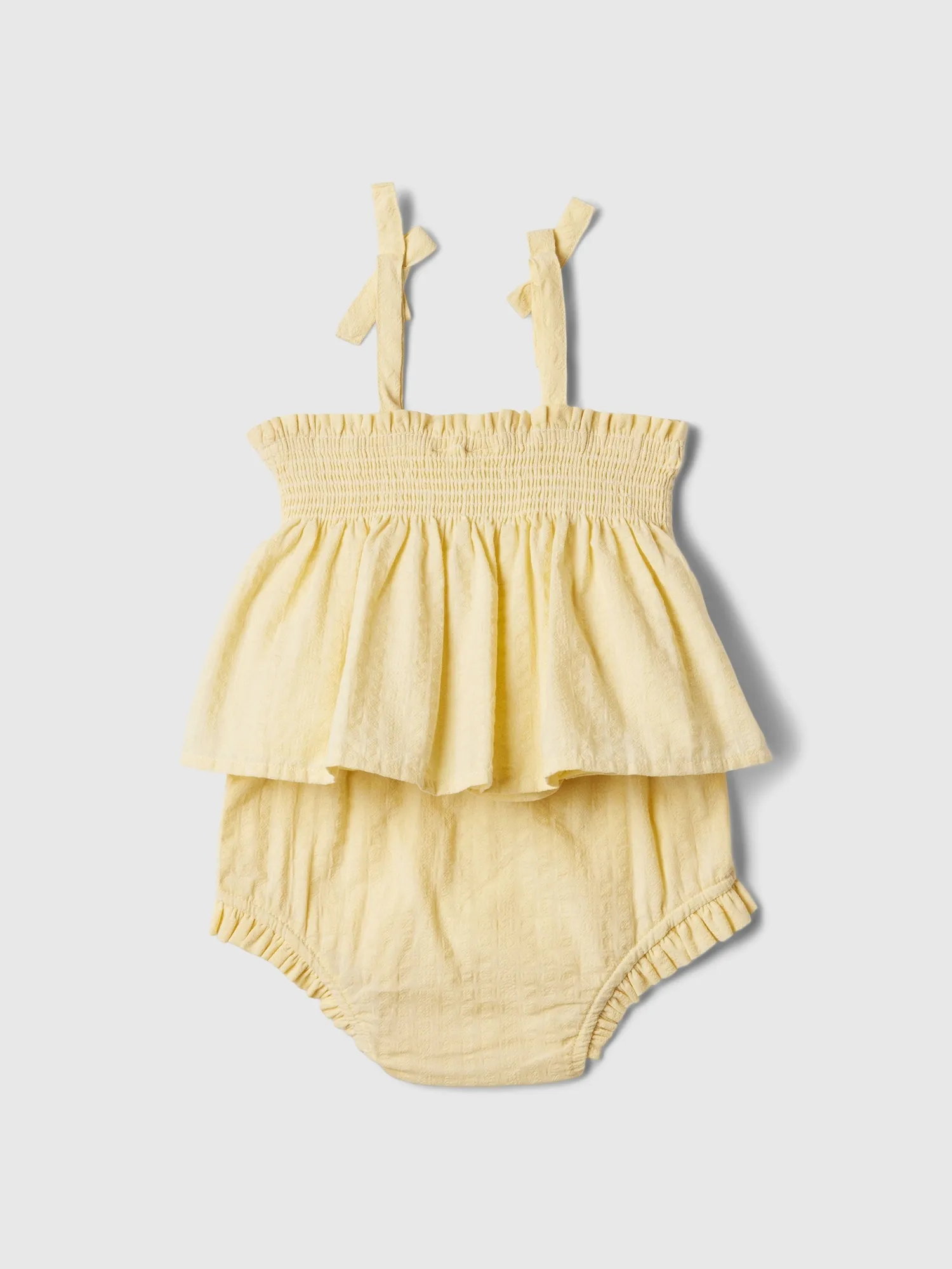 Baby Smocked Two-Piece Outfit Set