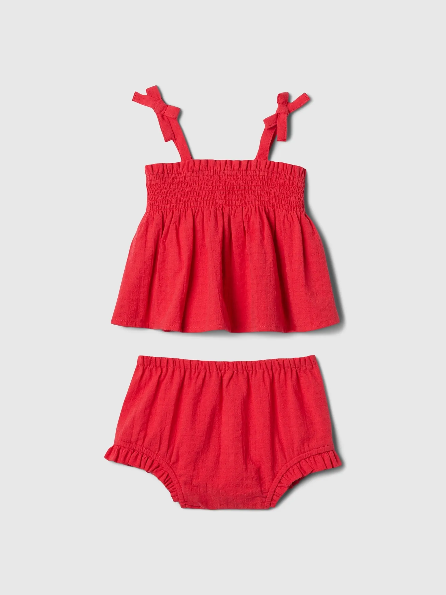 Baby Smocked Two-Piece Outfit Set