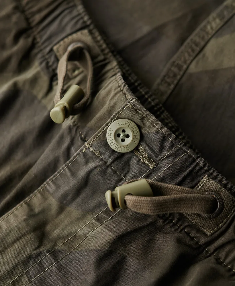 Baggy Parachute Pant | Telo Olive Camo