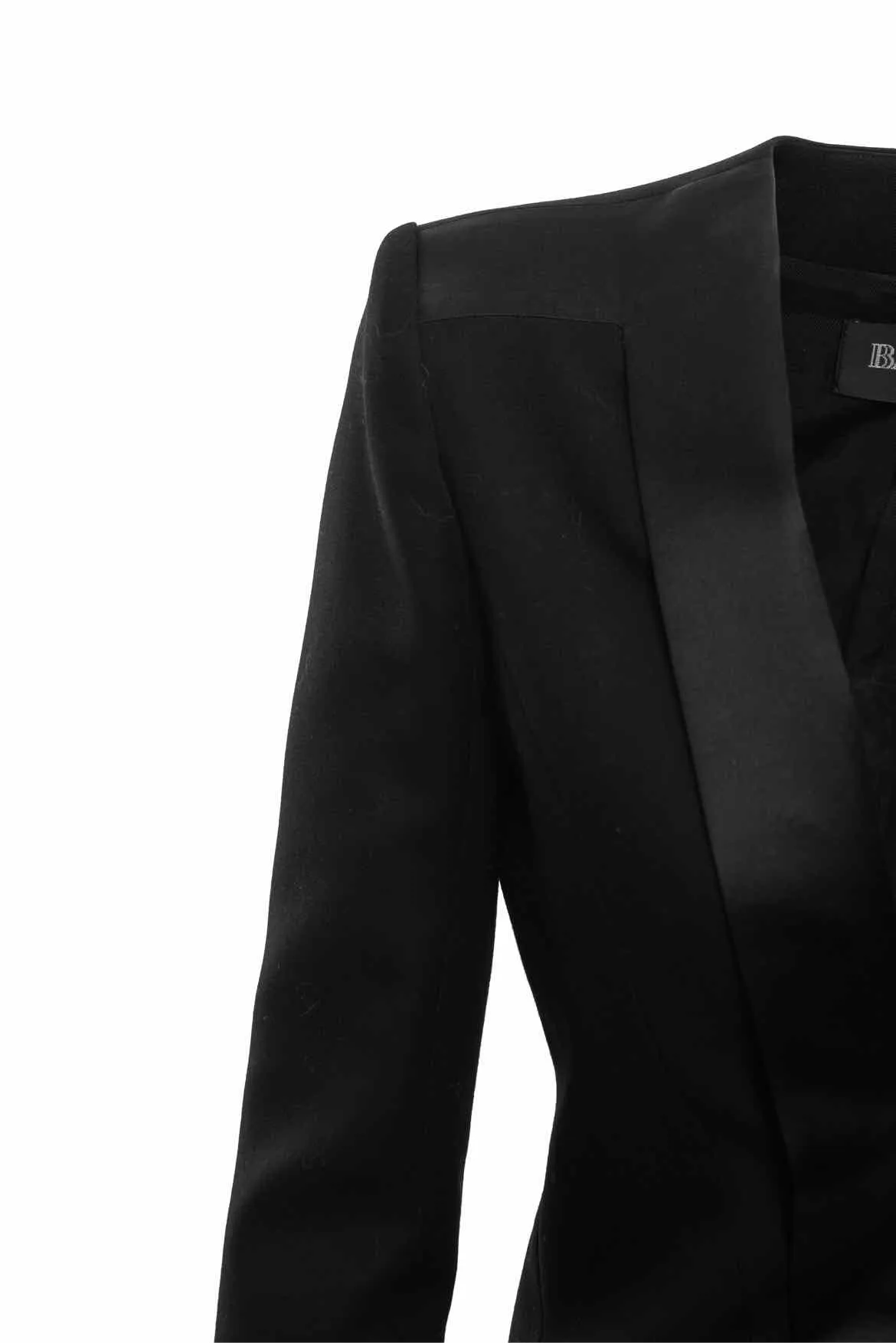 Balmain Size 38 Open Front Tuxedo Style Blazer