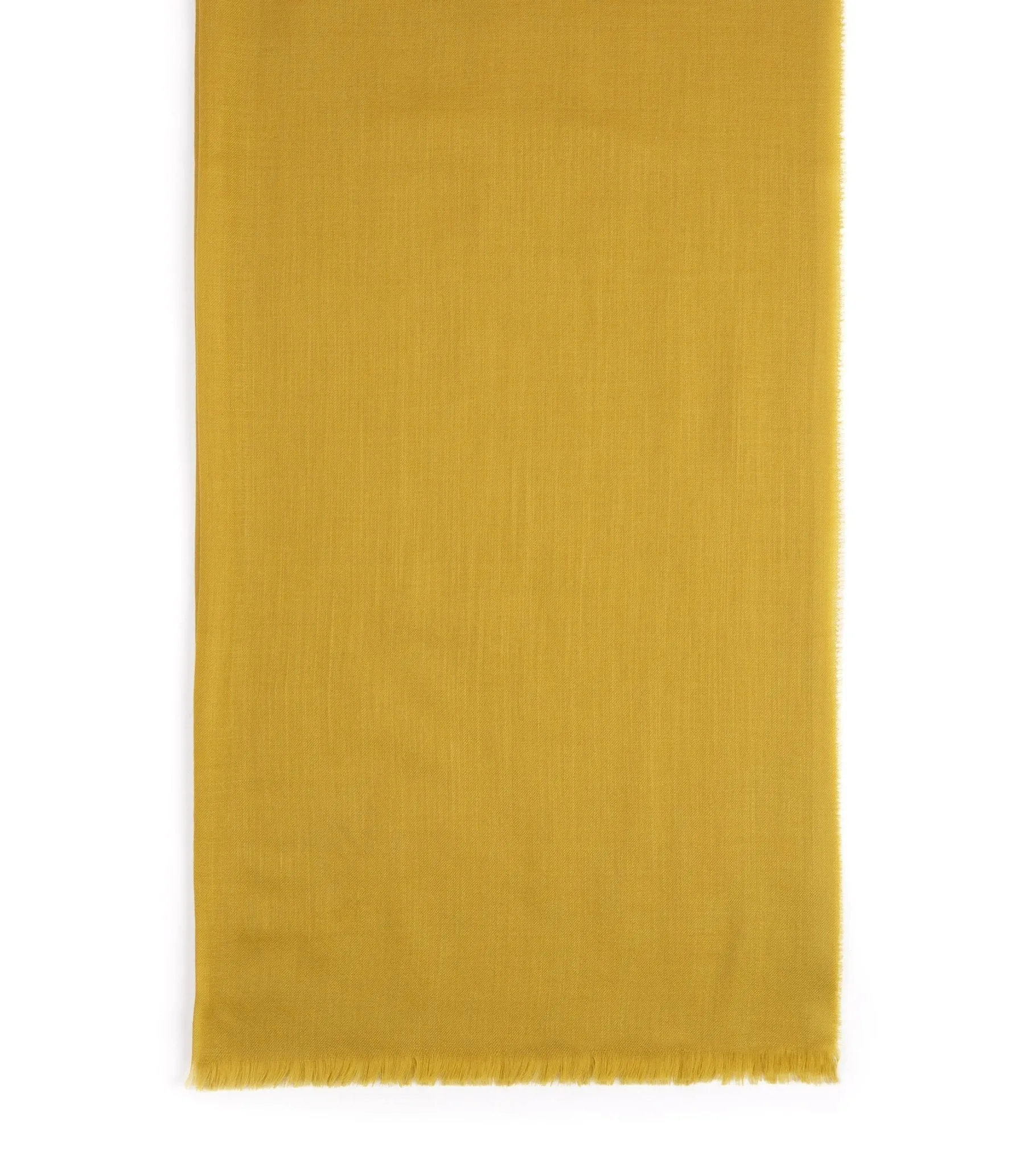 Begg x Co Wispy Solid Superfine Cashmere Scarf: Saffron