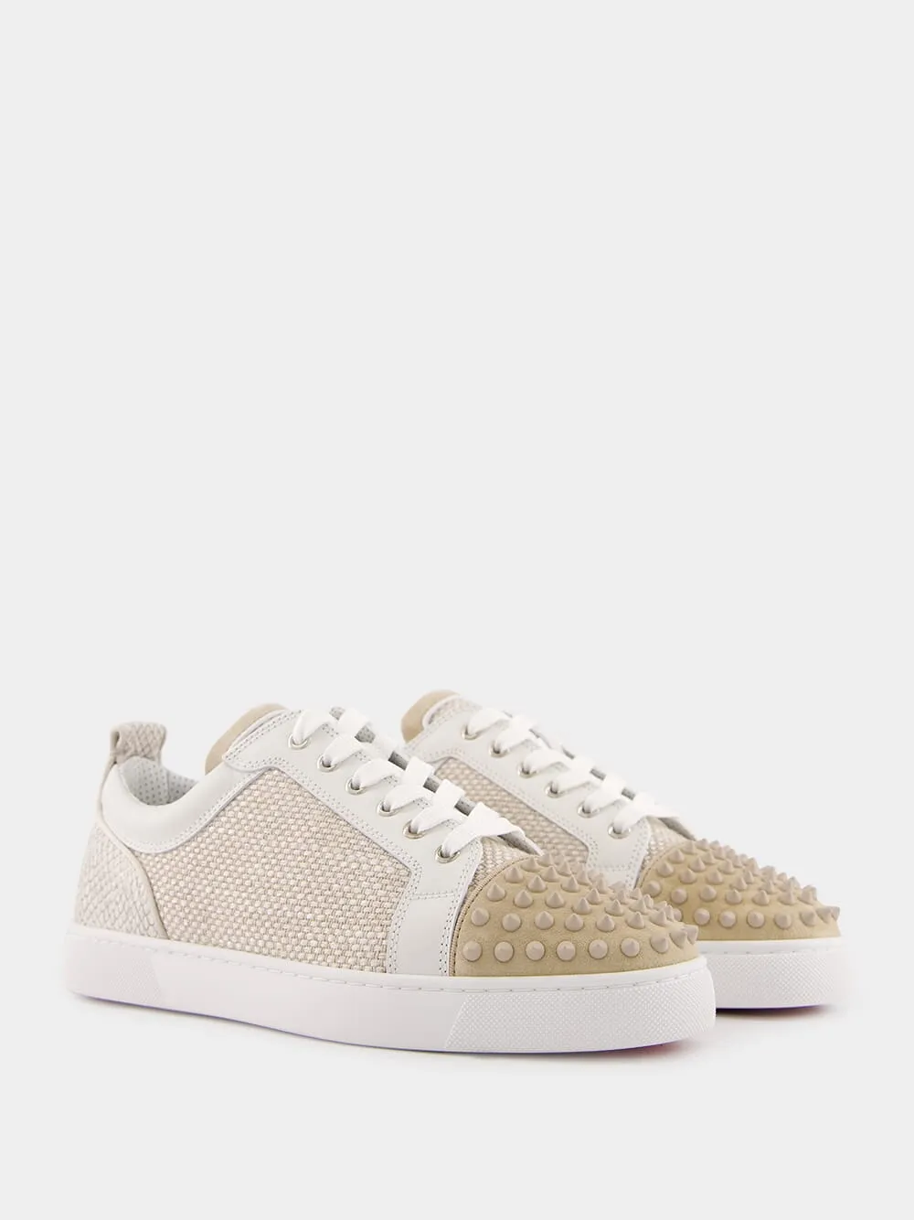 Beige Louis Junior Spikes Sneakers