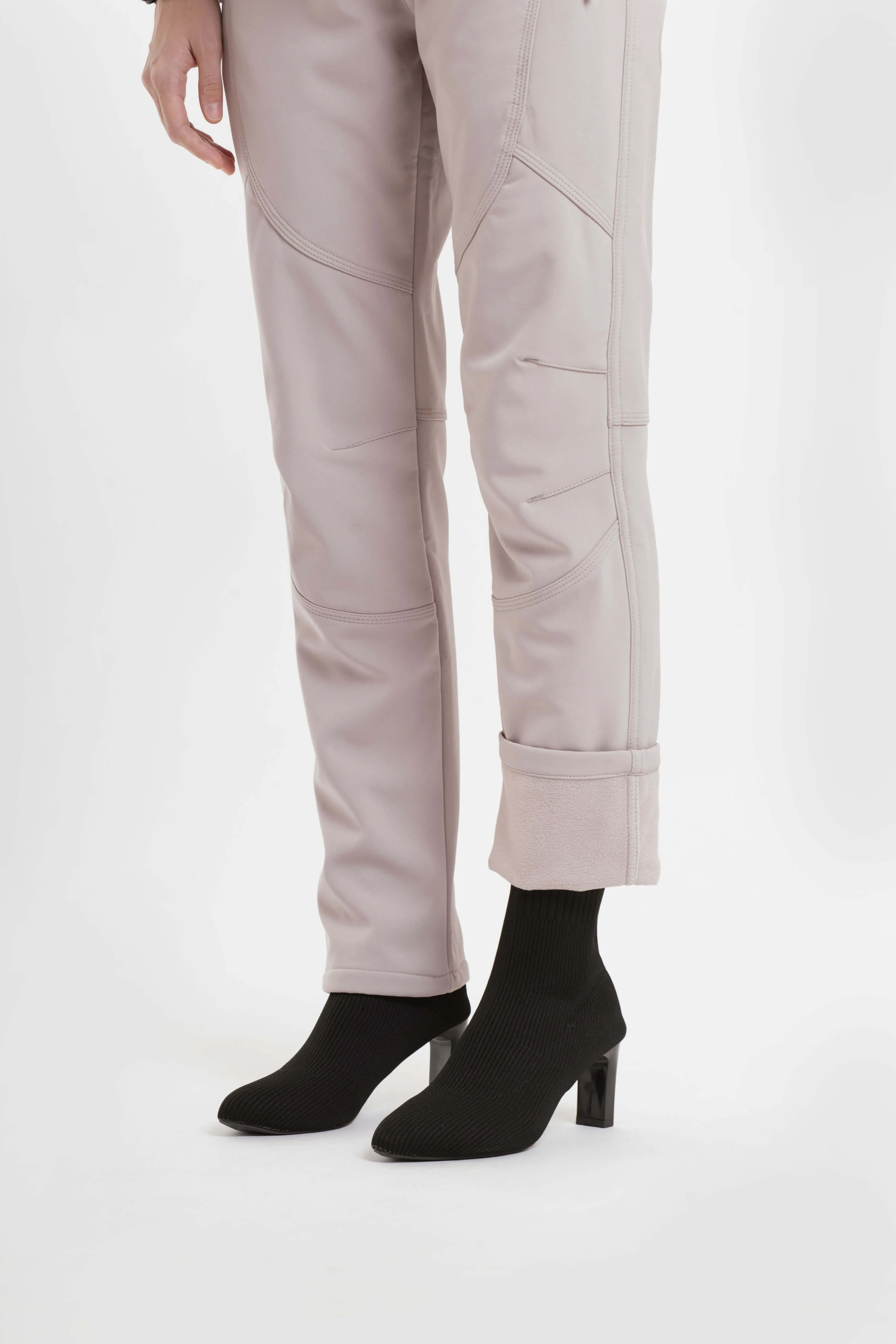 Beige Waterproof Snow Pants