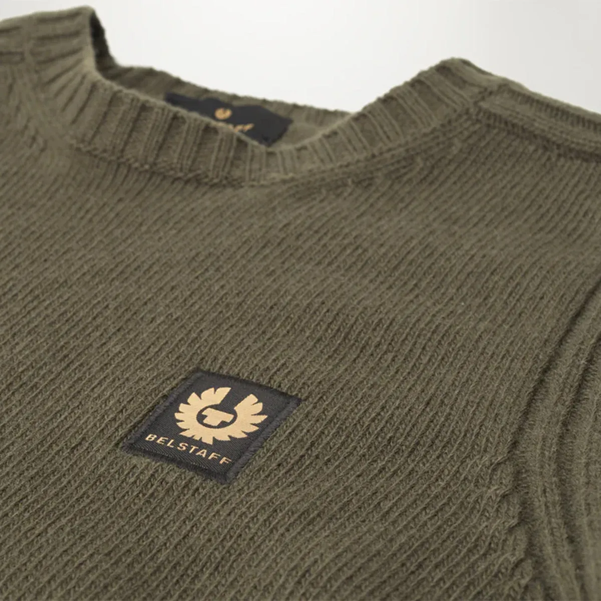 Belstaff - Watch Crew Neck Jumper in True Olive