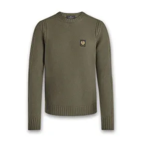 Belstaff - Watch Crew Neck Jumper in True Olive