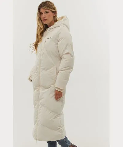 Bench. Eloraina Chevron Quilted Maxi Parka