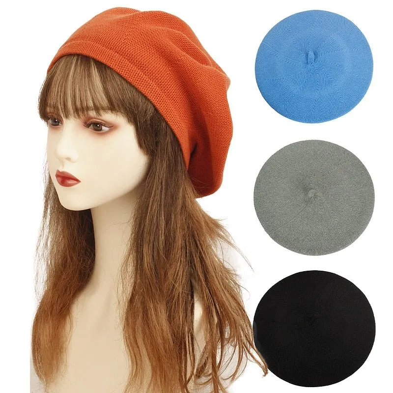 Beret Queen Monica (Black)