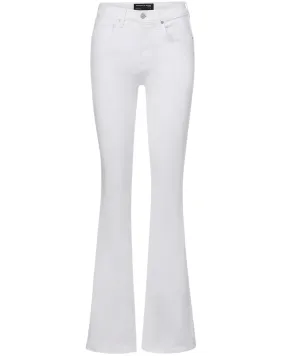 Beverly Skinny Flare Jean in White