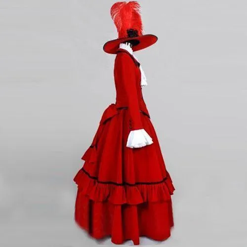 Black Butler Madam Red Angelina Dalles Dress Cosplay Costume