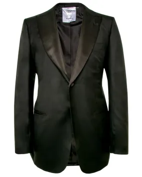 Black Grosgrain Peak Lapel Tuxedo