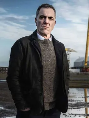 Bloodlands James Nesbitt Black Jacket - New American Jackets