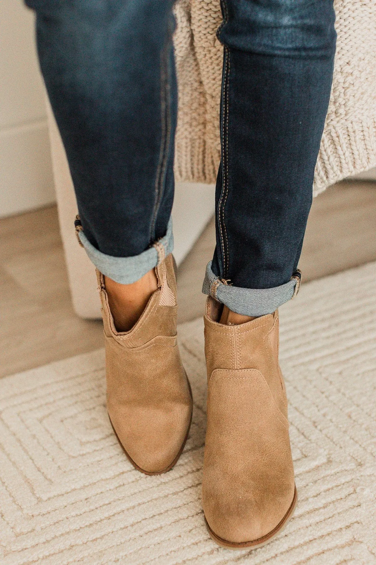 Blowfish Beam Boots- Almond