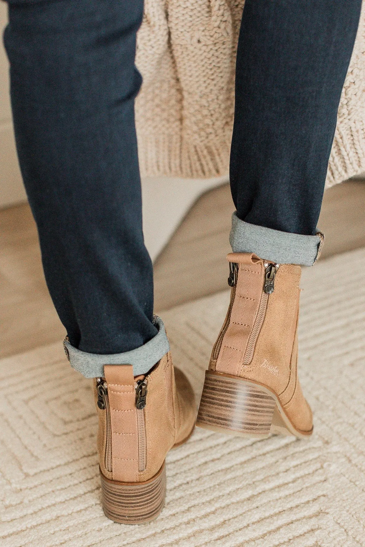 Blowfish Beam Boots- Almond