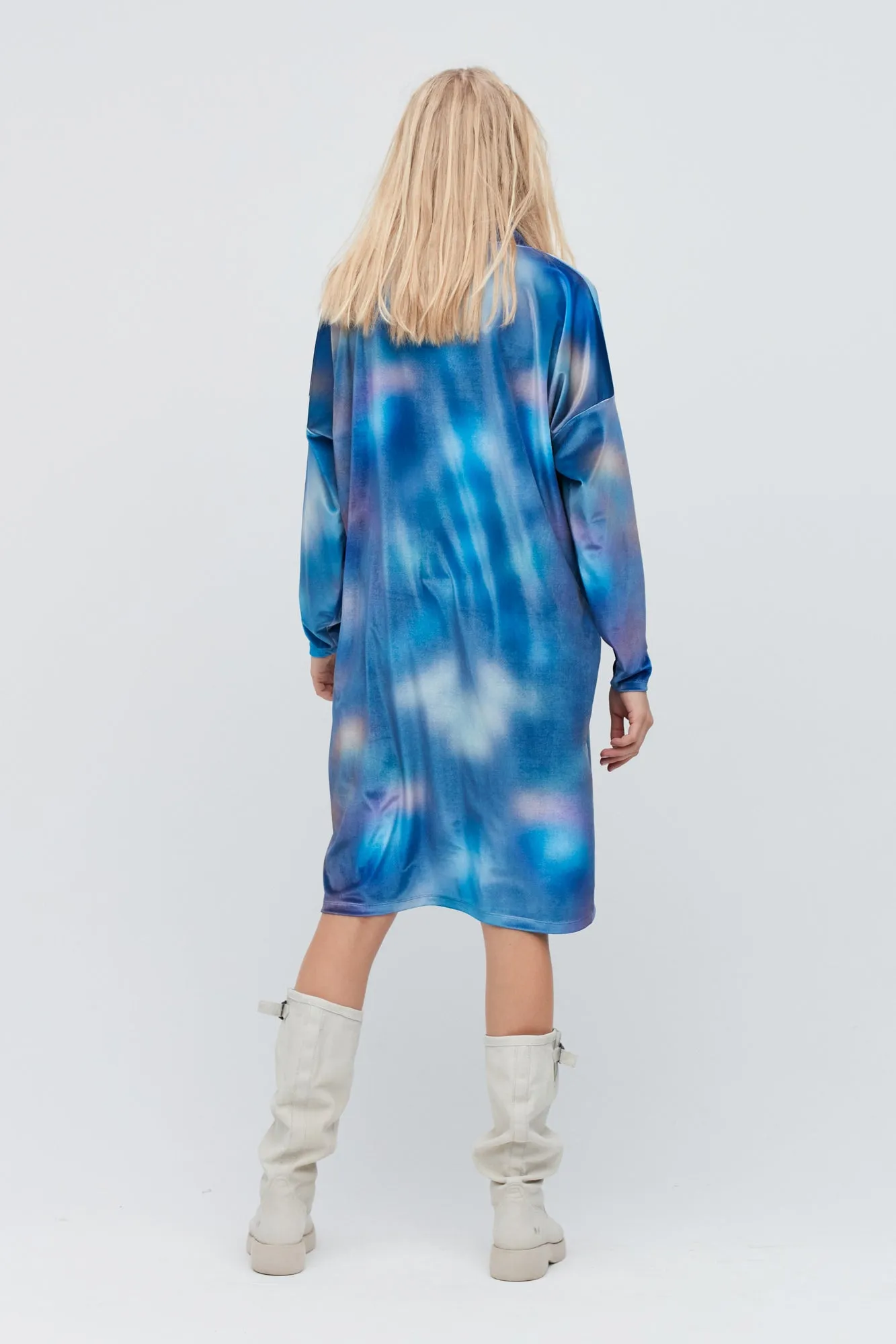 Blue Snow Leo dress