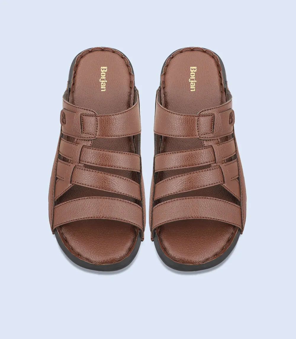 BM5493-BROWN-Men Casual Slipper