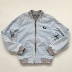 Bonpoint Pale Denim Bomber Jacket: 6 Years