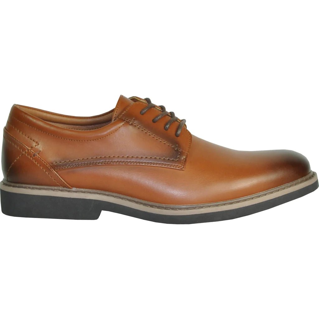 Bravo Brown Round Toe Matte Dress Shoe - Rental