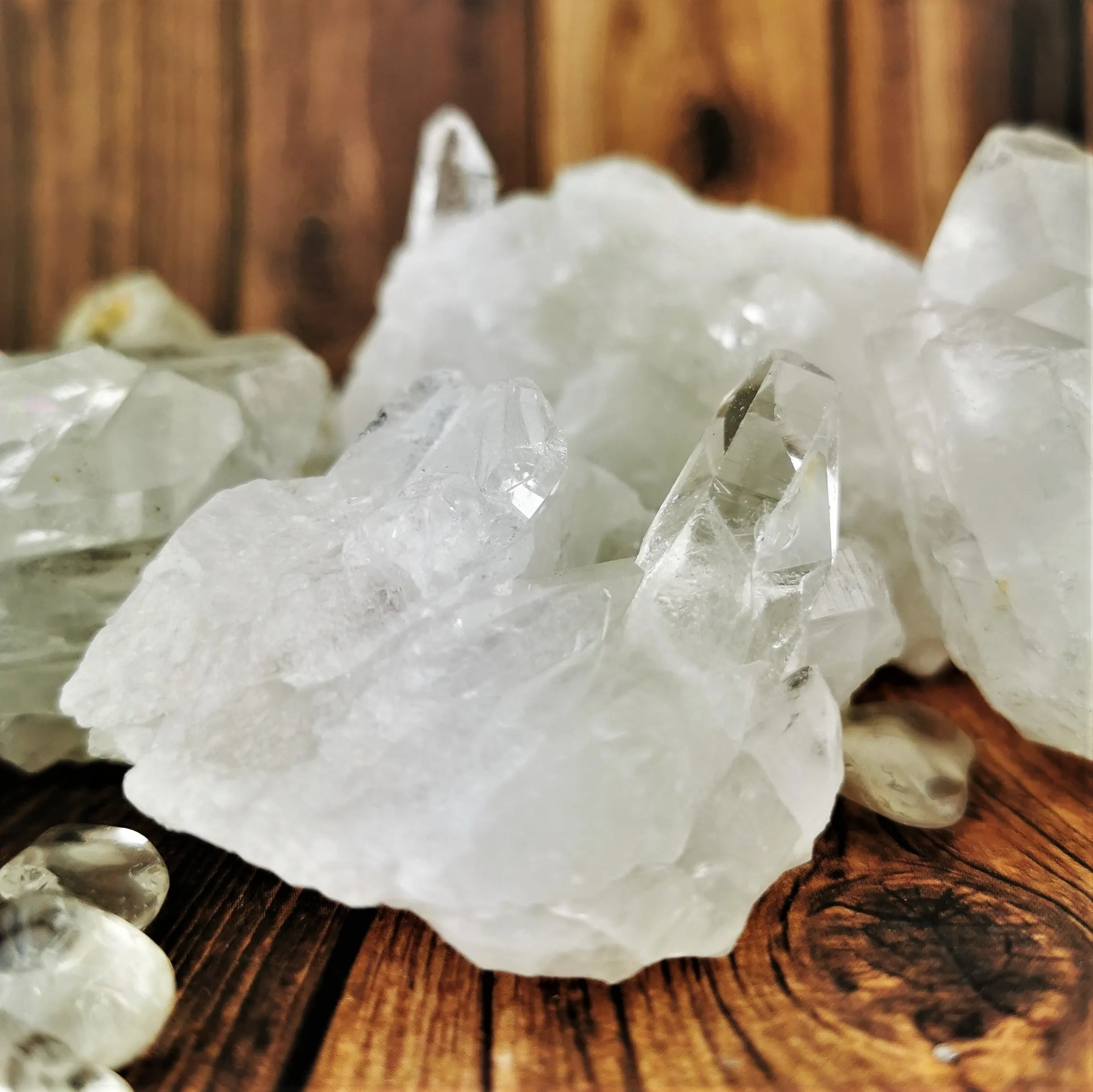 Brazilian Quartz Cluster Pieces