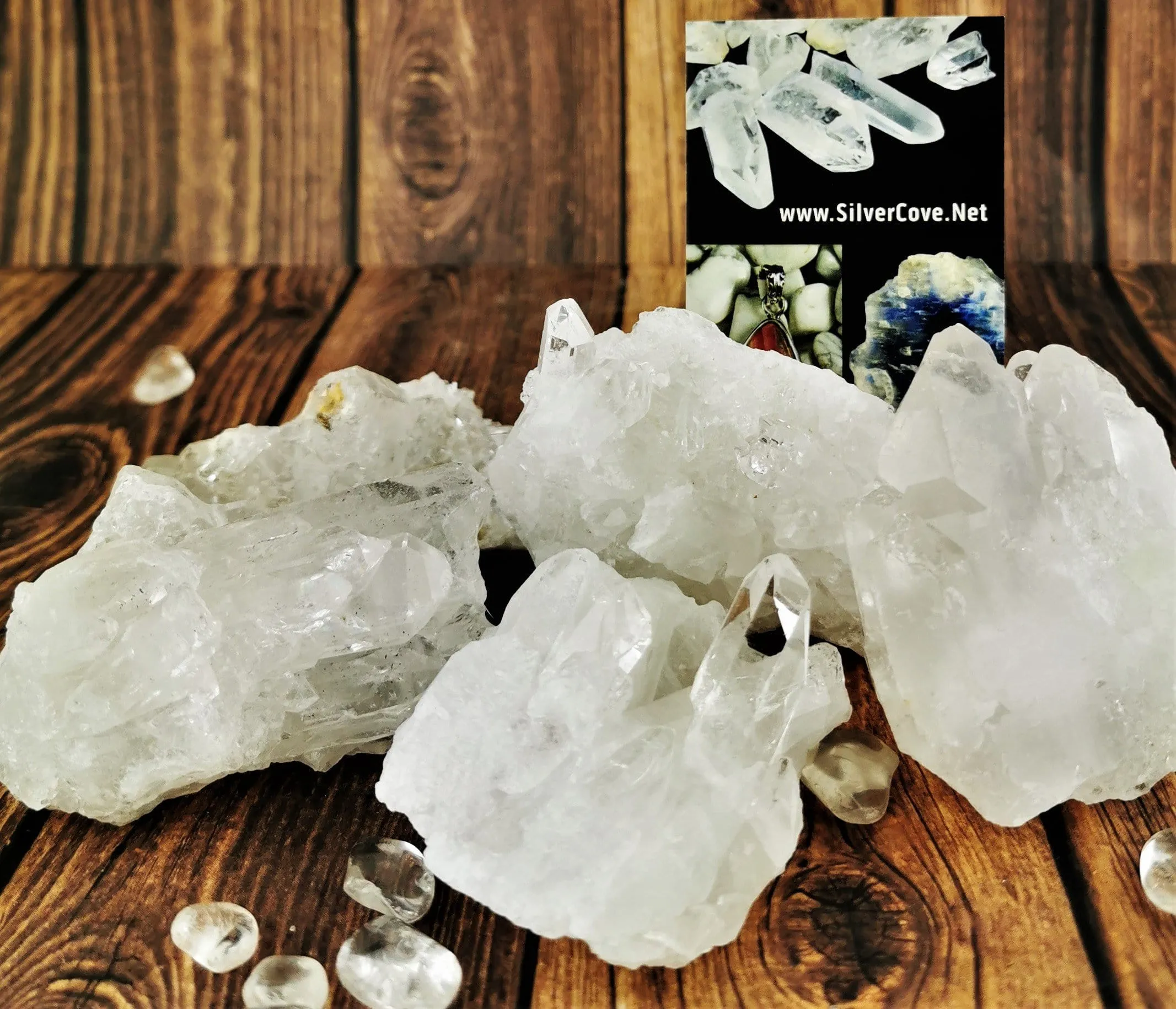 Brazilian Quartz Cluster Pieces