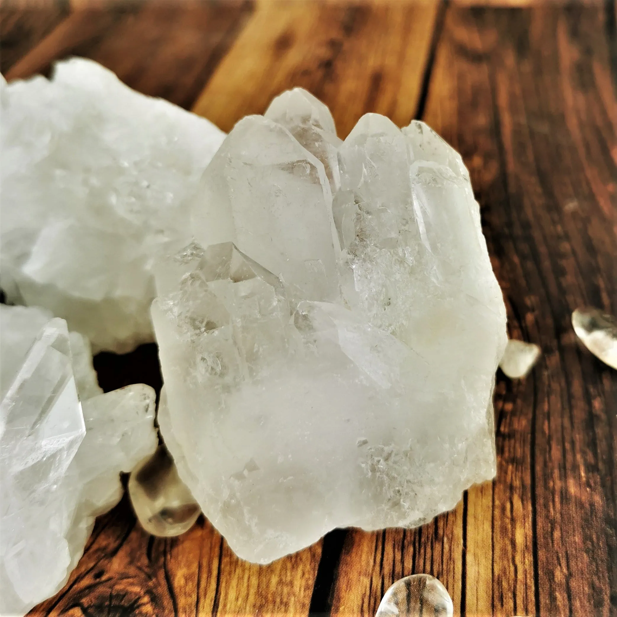 Brazilian Quartz Cluster Pieces