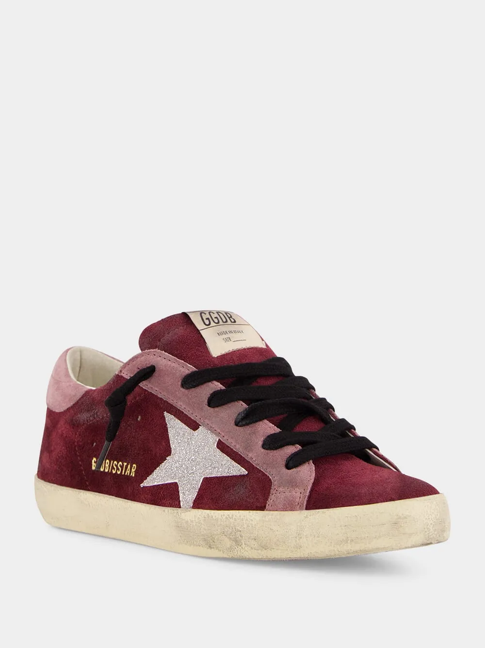 Burgundy Superstar Classic Sneakers