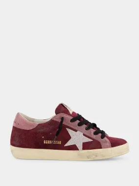 Burgundy Superstar Classic Sneakers