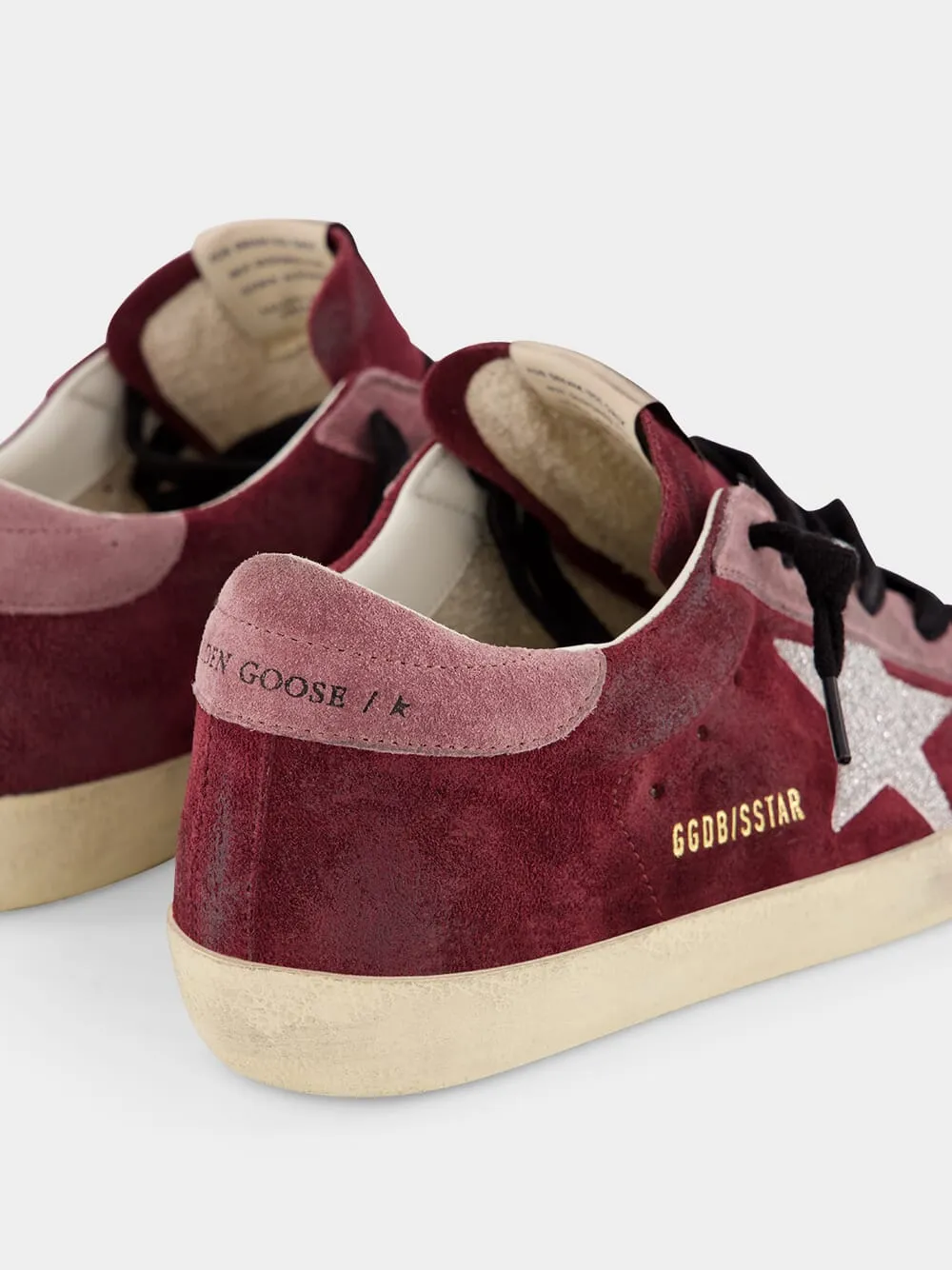 Burgundy Superstar Classic Sneakers