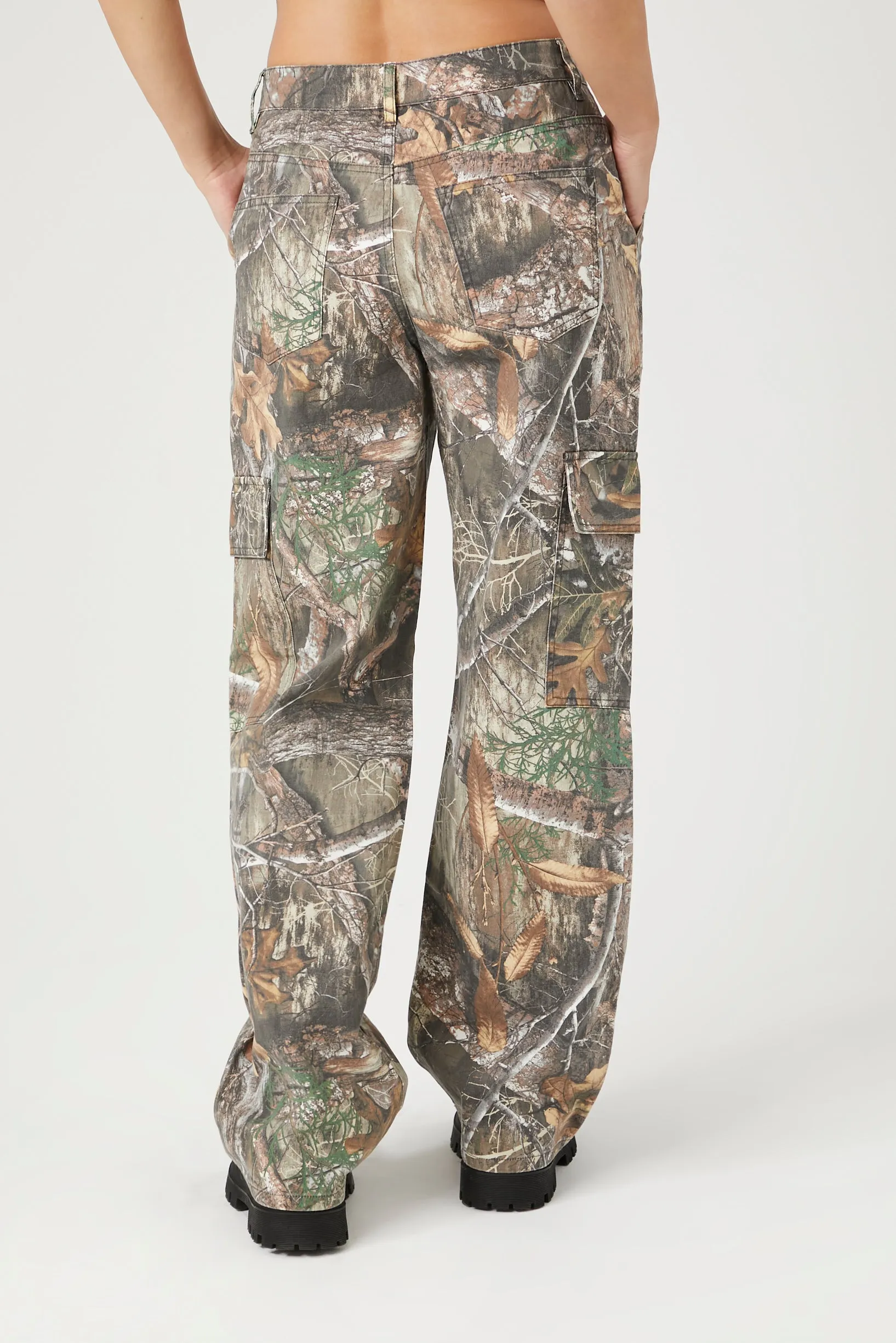 Camo Print Cargo Pant