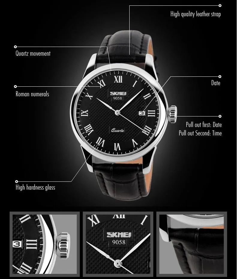 Casual Business Fashion Top Luxury Quartz Wristwatches for Men