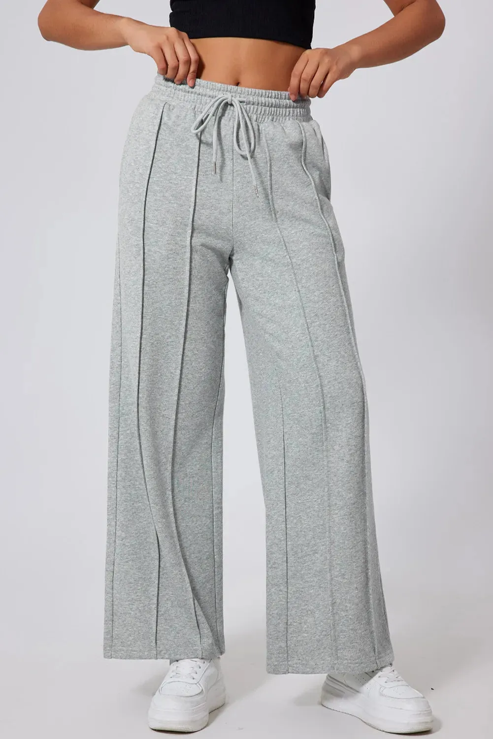 Casual Days Drawstring Wide Leg Active Pants