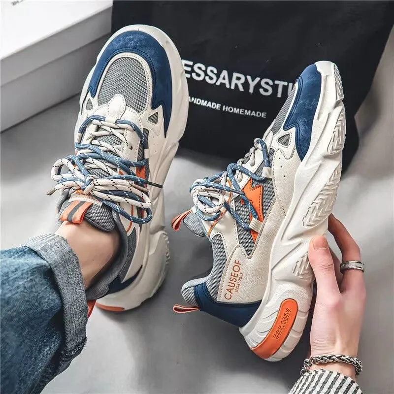 Casual Fashion Running Lace-up Men's Sneakers