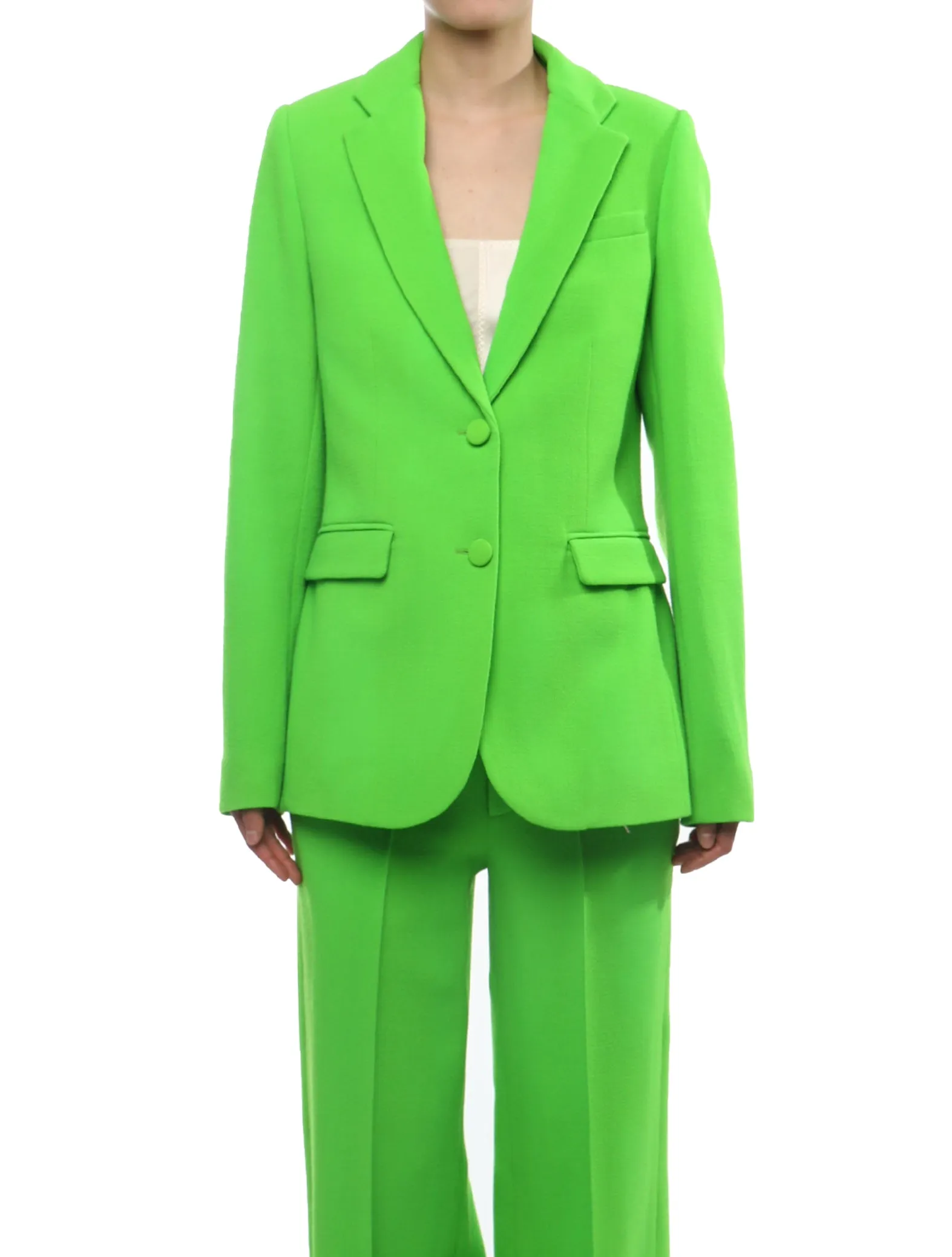 Christopher Kane Chroma Lime Green Blazer