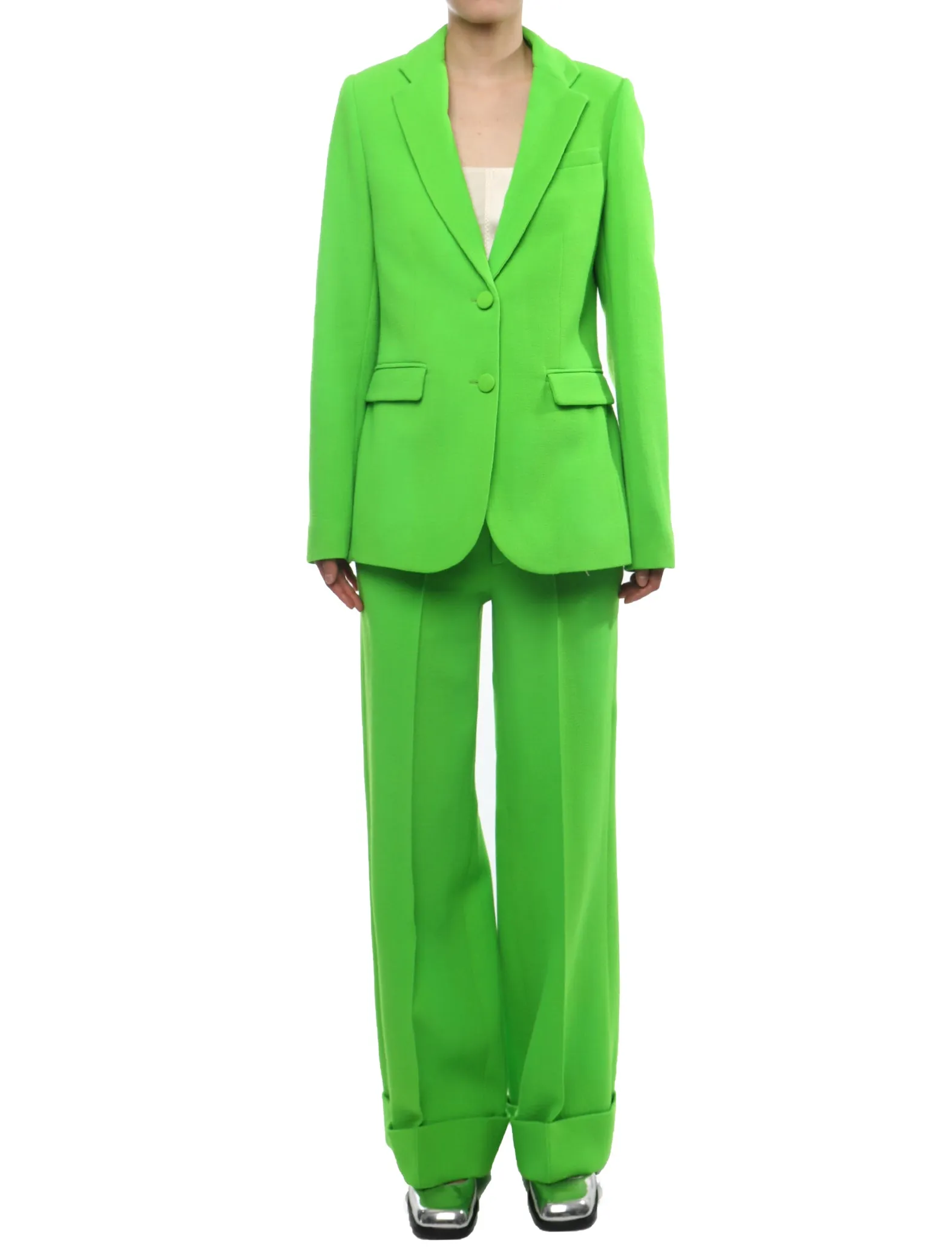 Christopher Kane Chroma Lime Green Blazer