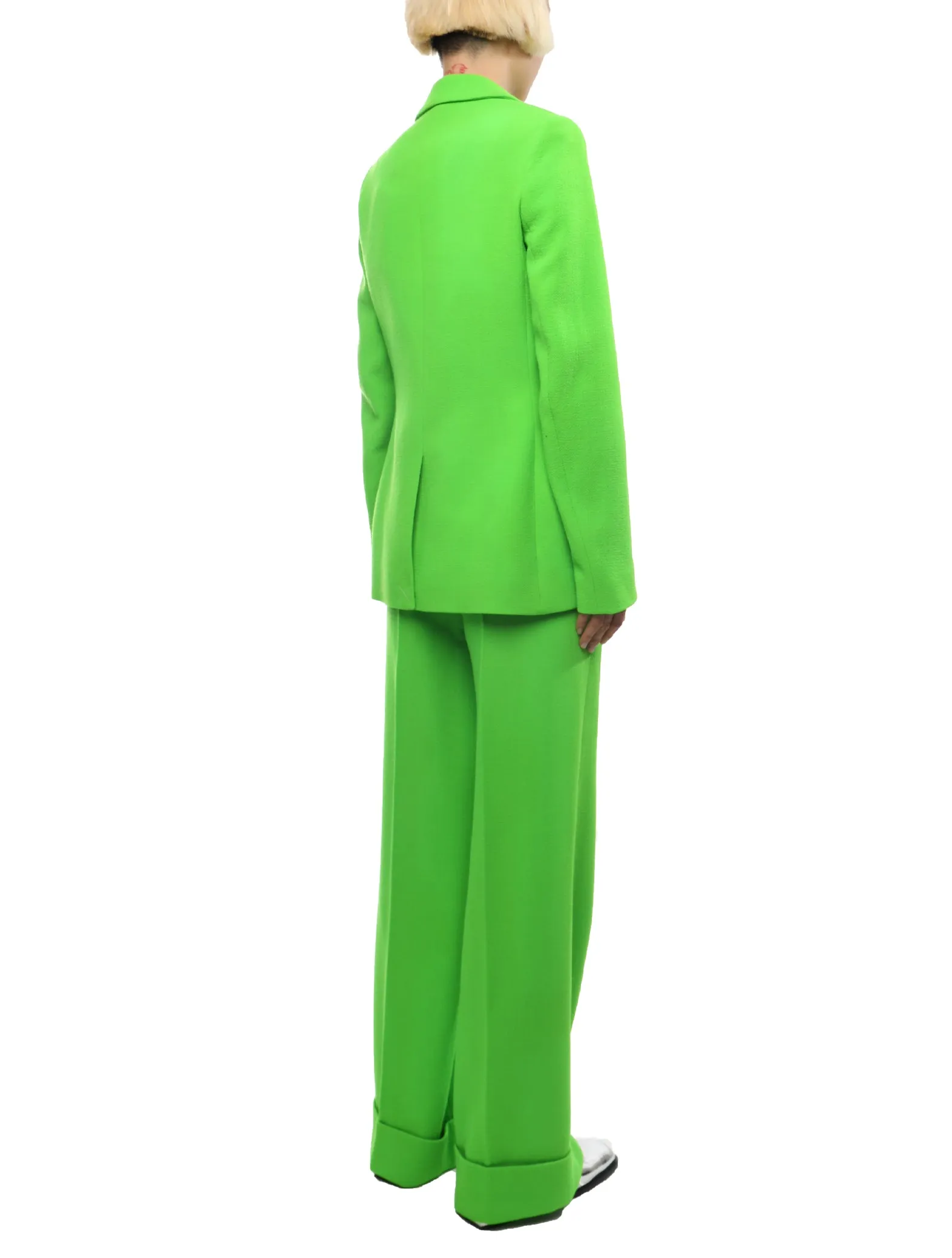 Christopher Kane Chroma Lime Green Blazer