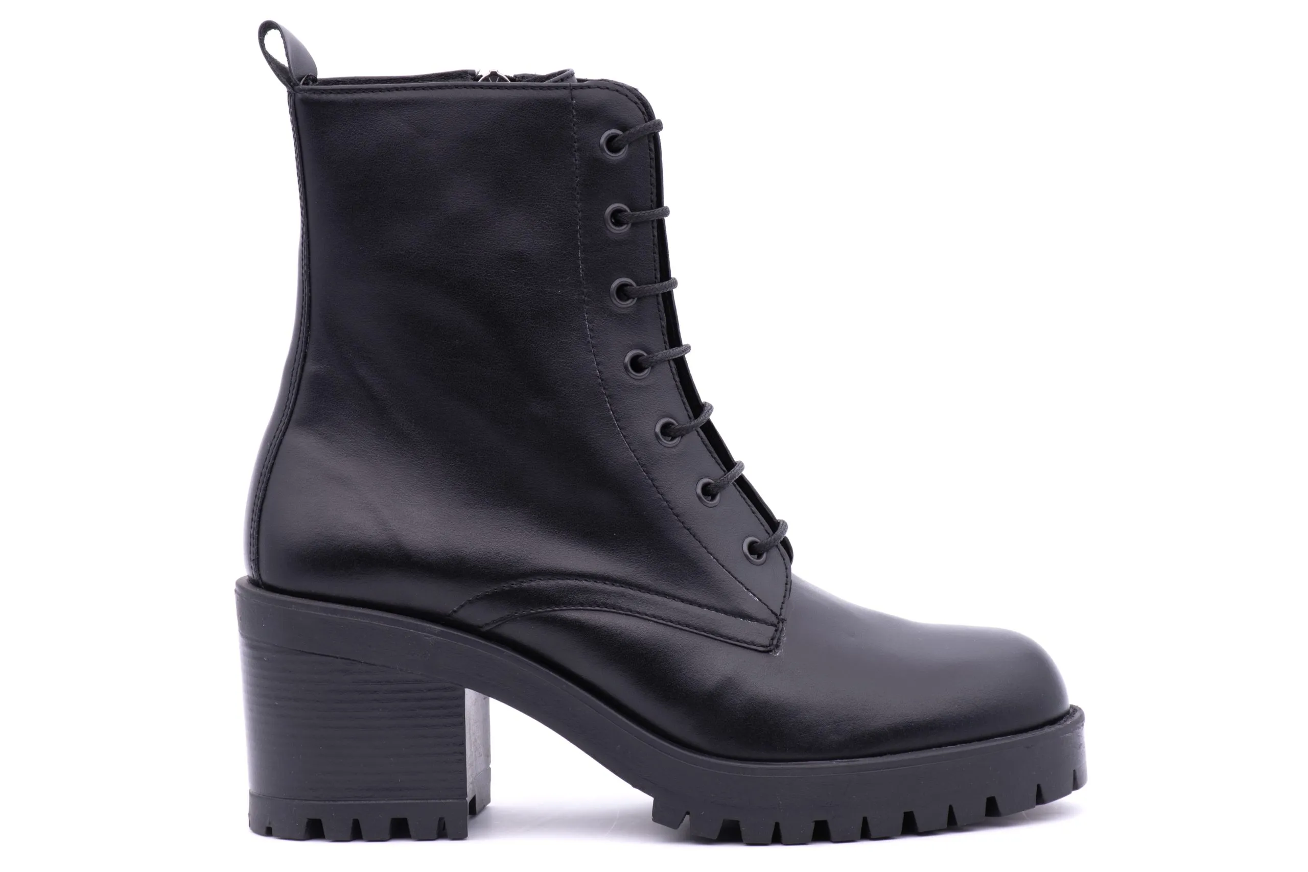 Combat Boots with Heel