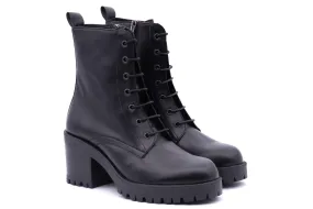 Combat Boots with Heel