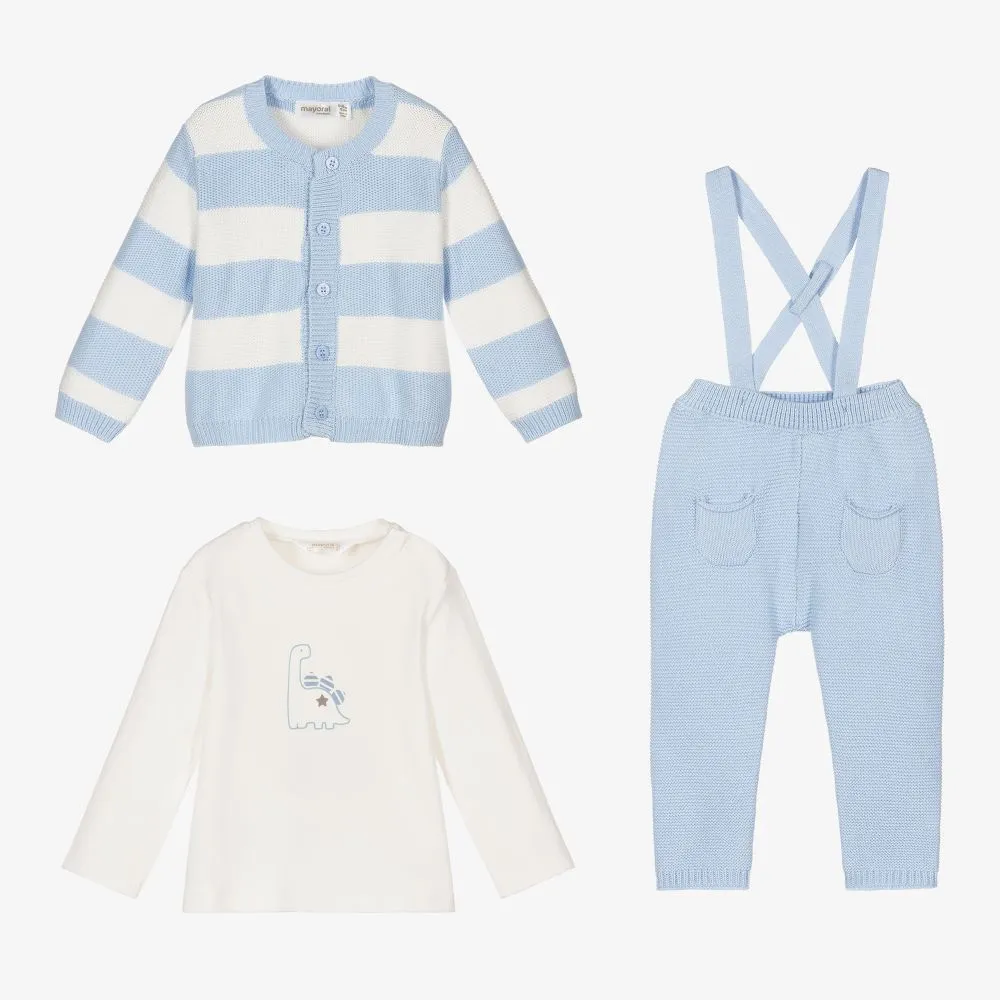 Cotton Knit Baby Outfit Set